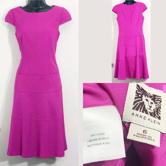 anne klein fit and flare dress